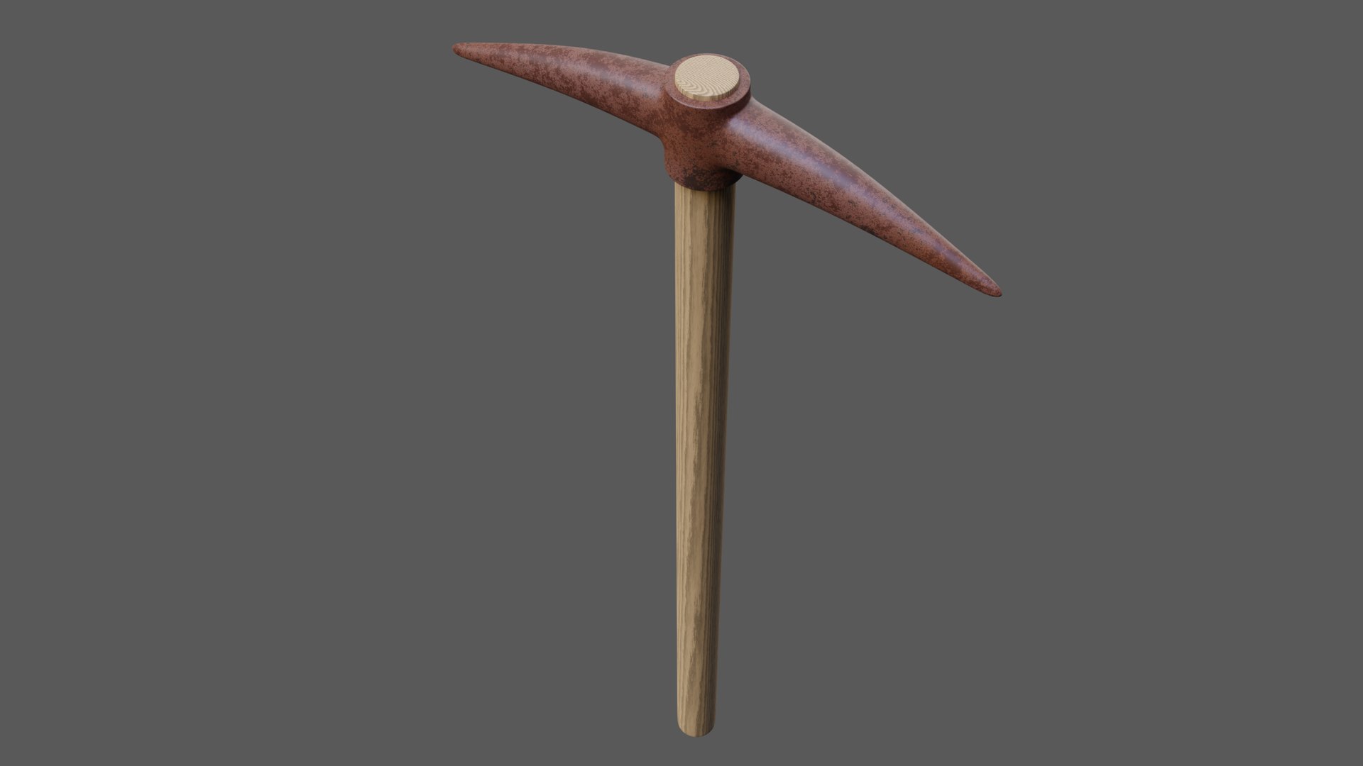 3D Mattock With Rust And Dust - TurboSquid 2010786