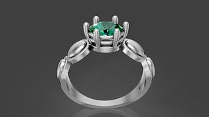 3D lux wedding ring