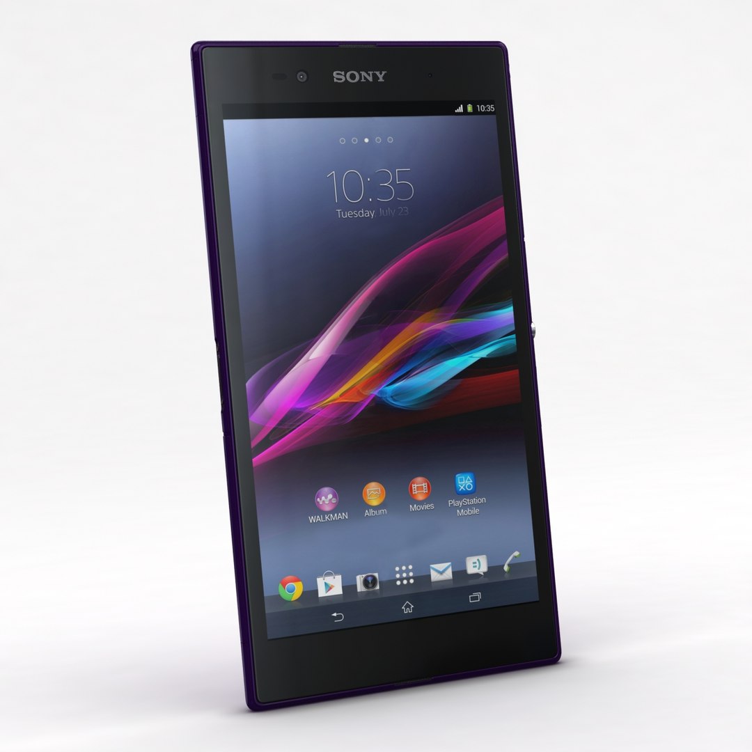 3d Sony Xperia Z Ultra Model