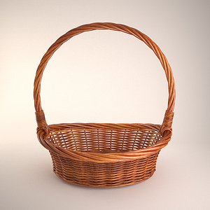 3D basket decoration model