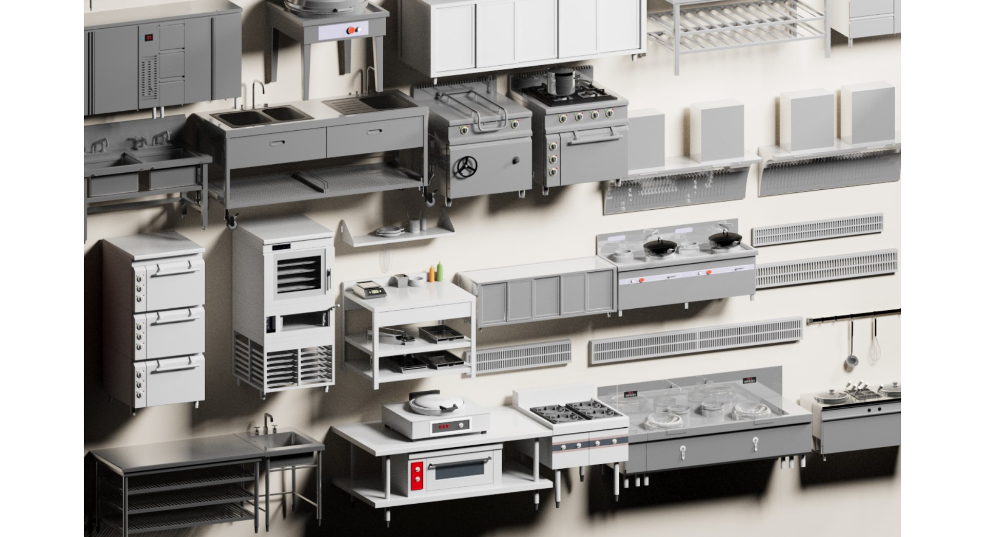 50 Stainless Steel Commercial Kitchen Equipment Pack - Corona Renderer model https://p.turbosquid.com/ts-thumb/ox/ZaU48E/Z2/untitledproject20260827t184939.326/jpg/1787843348/1920x1080/fit_q87/50d7a556fc207d86a6dee85b5734aa52afc3d7c7/untitledproject20260827t184939.326.jpg