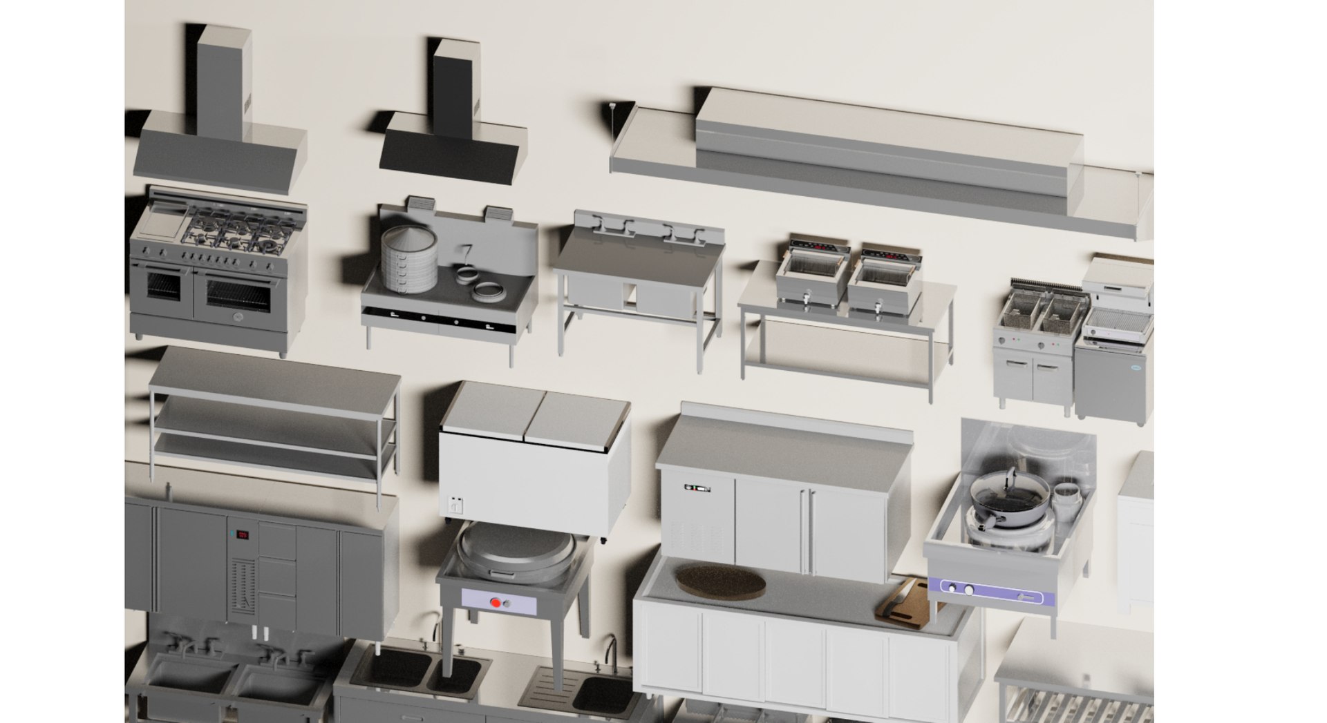 50 Stainless Steel Commercial Kitchen Equipment Pack - Corona Renderer model https://p.turbosquid.com/ts-thumb/ox/ZaU48E/fk/untitledproject20260827t191931.514/jpg/1787844110/1920x1080/fit_q87/9a7a0610298010c60c70af15a12f754708fd3ed4/untitledproject20260827t191931.514.jpg