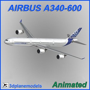 3dsmax airbus a340-600