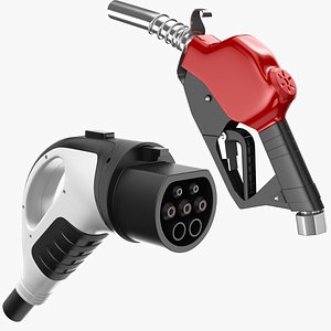 Detailed Electric Charge VS Fuel Nozzle