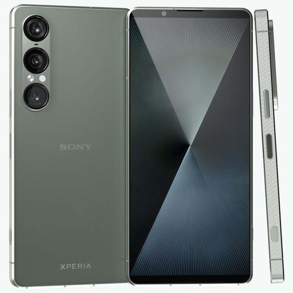 modelo 3d Sony Xperia 1 VII Verde Musgo - TurboSquid 2408605