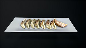 dumpling food 3D