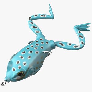 Soft Fishing Lure Frog 3D