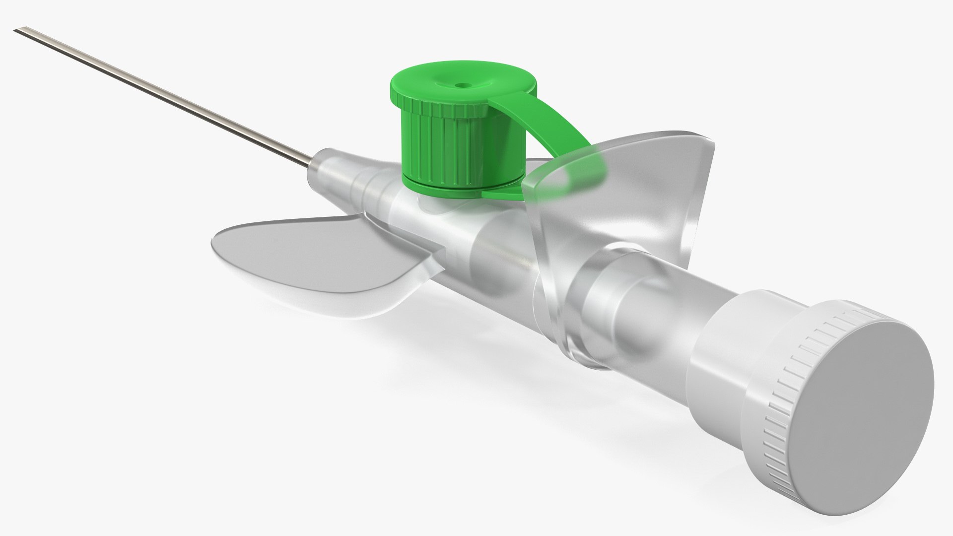 Cannula with Wings 3D model preview