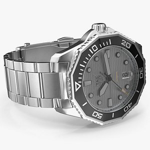 3D model Tag Heuer Aquaracer Professional Marine Watch Grey