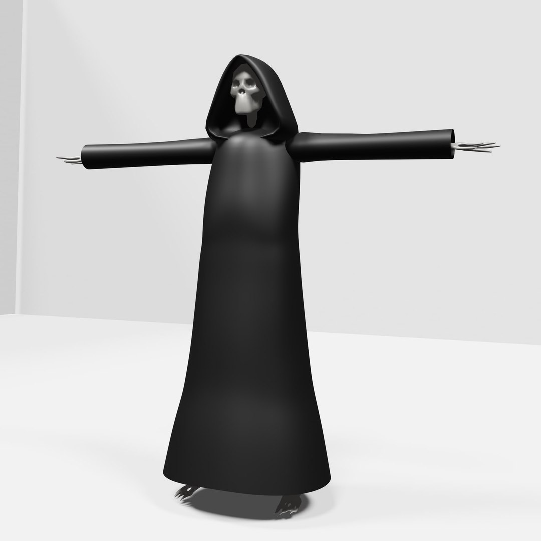 3D Model Grim Reaper Lowpoly - TurboSquid 2369717