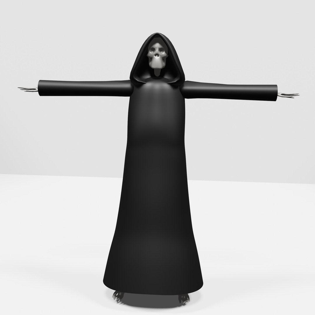 3D Model Grim Reaper Lowpoly - TurboSquid 2369717