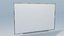 White board and Tack board Low-poly