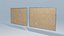 White board and Tack board Low-poly