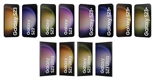 3D Samsung Galaxy S23 Collection model