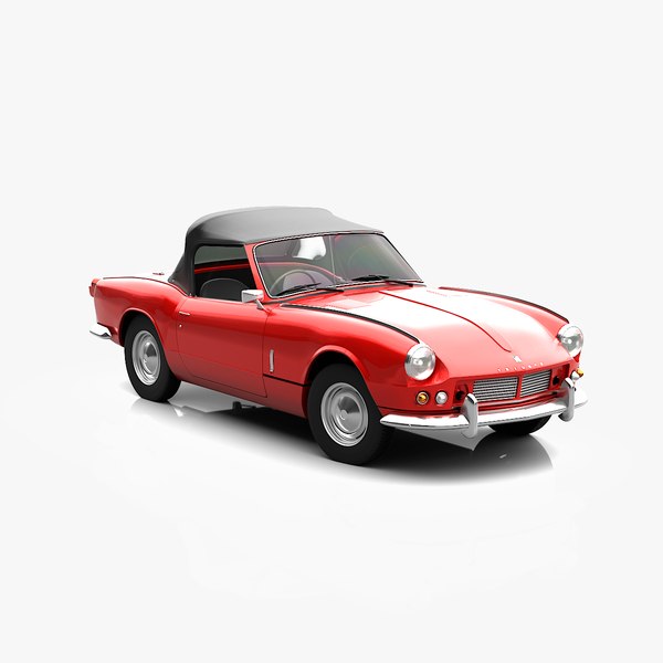 Porte-clés Triumph Spitfire 4 MK1 – Modèle 3D En étain – Fabriqué à La Main à Sheffield – Cadeau Voiture Ancienne