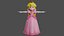 3D Princess Peach Character Super Mario Movie