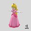 3D Princess Peach Character Super Mario Movie