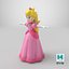 3D Princess Peach Character Super Mario Movie