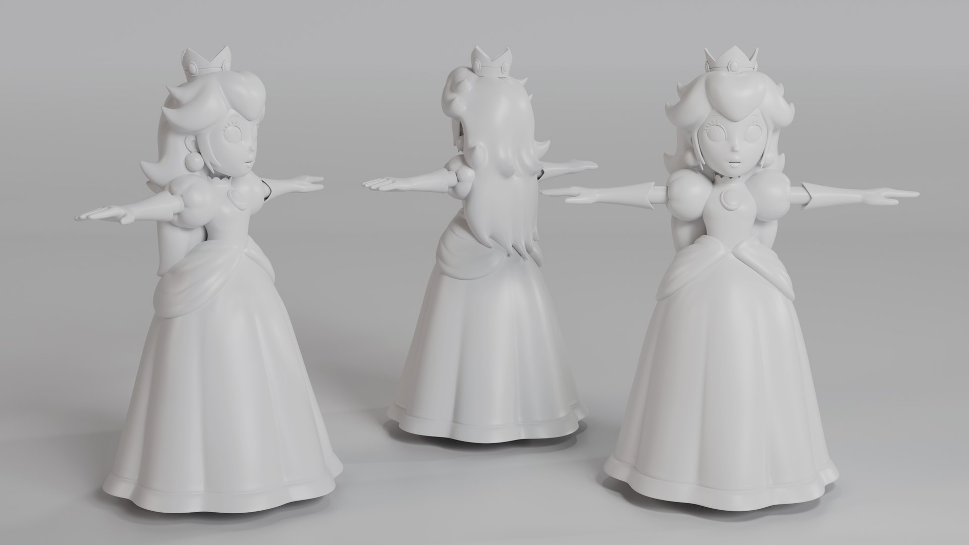 3D Princess Peach Character Super Mario Movie https://p.turbosquid.com/ts-thumb/ox/u4XL0n/ra/clay/png/1719805145/1920x1080/fit_q87/1e451eac6e2831f116ef6d3825bb50b2827ef3a0/clay.jpg