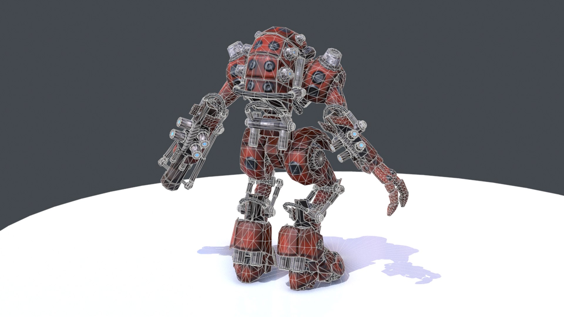 3d robot mr-v04 red model https://p.turbosquid.com/ts-thumb/ox/uJy0l1/9pLkJxQI/turntable015/png/1422775705/1920x1080/fit_q87/aa1224e88a0b35edfef917f1a5bd27557890c347/turntable015.jpg