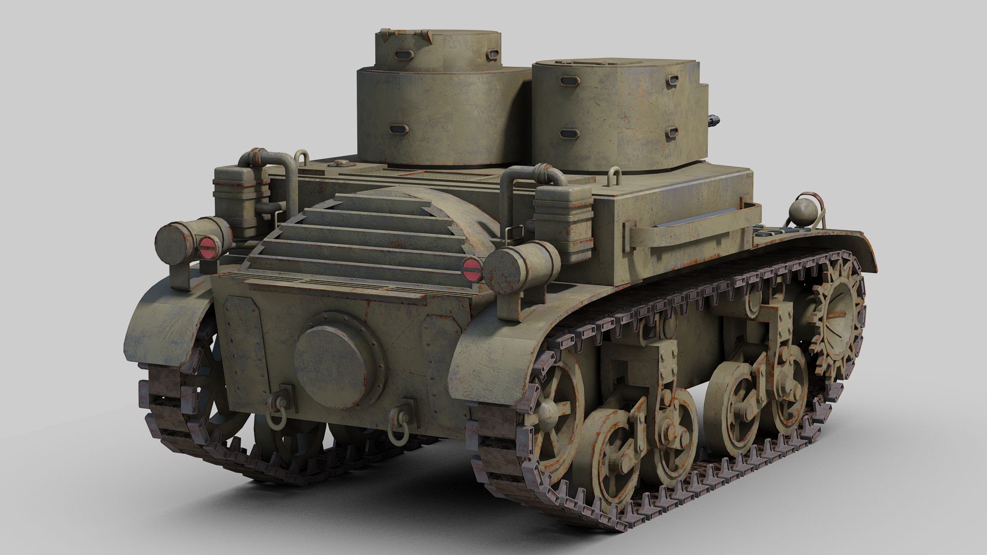 M2A2 Light Tnk 3D model - TurboSquid 2174245
