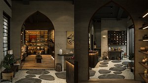 Ceramics showroom of Sneech 01 - MAX FXB OBJ SKP Simlab Collada