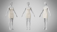 Dress 52 Citrine White