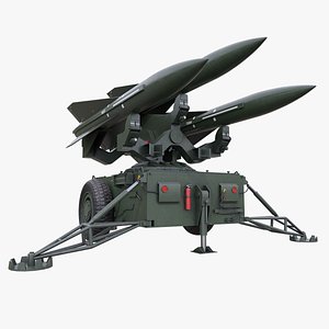 Mim 23 HAWK - Air Defense Missile 3D model