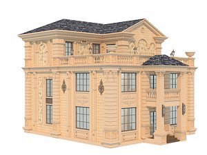 3D villa model