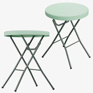 Portable Oval Folding Table