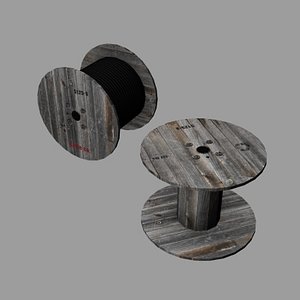 3d model cable spool