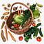 Cesta com Legumes