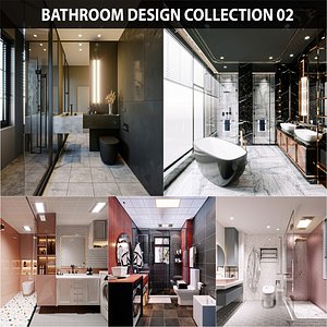 3D Bathroom design collection 02 model