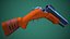 Stylized HS-12 Shotgun Low Poly