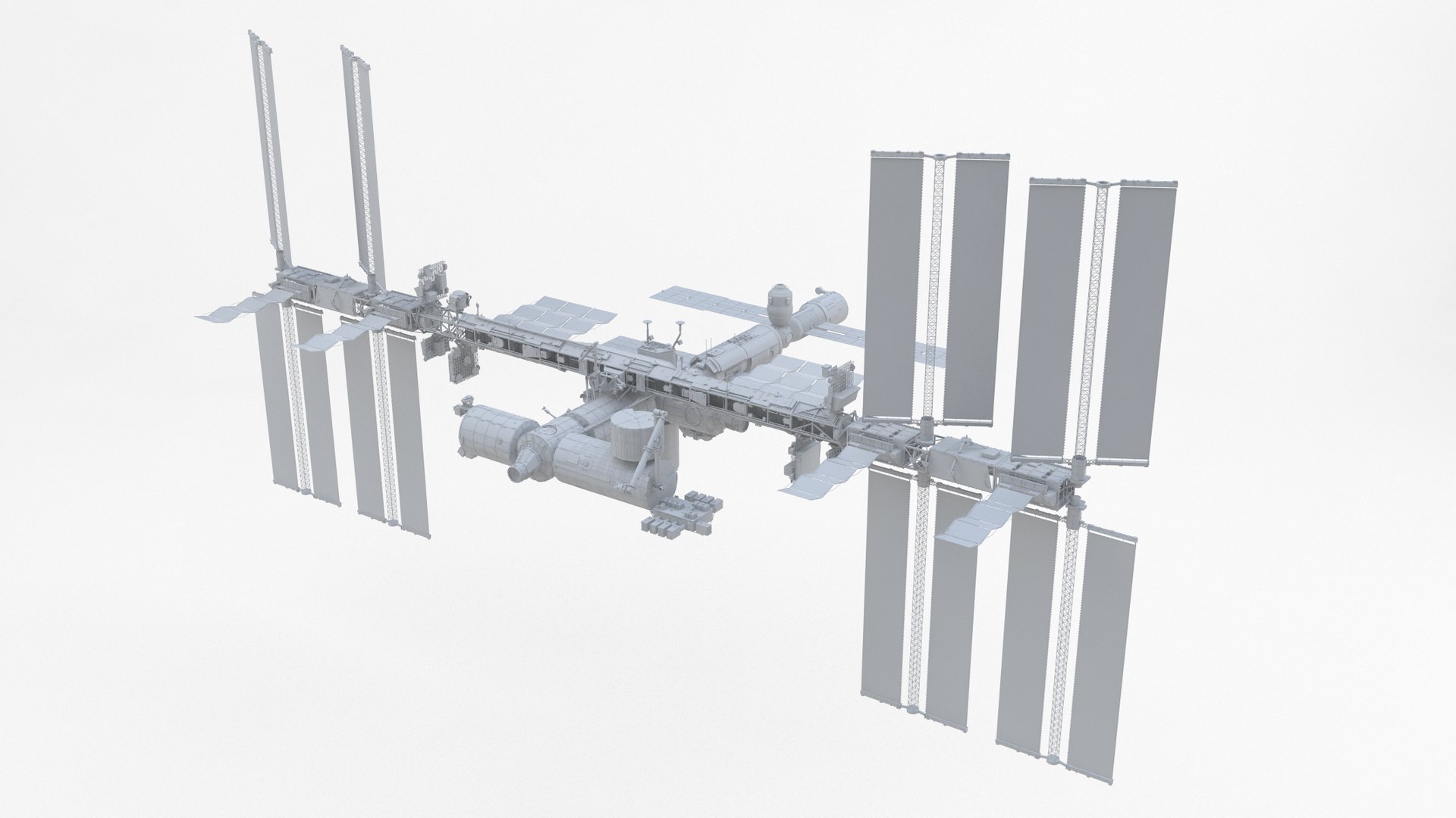 Iss international space 3D model - TurboSquid 1527953