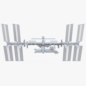 iss international space 3D model