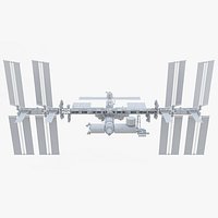 ISS  International Space Station  no Texture