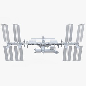 ISS International Space Station no Texture