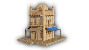 3D Ancient Arabic House 26 model