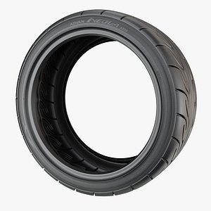 3D performance car tyre yokohama model