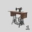 antique sewing machine 3D