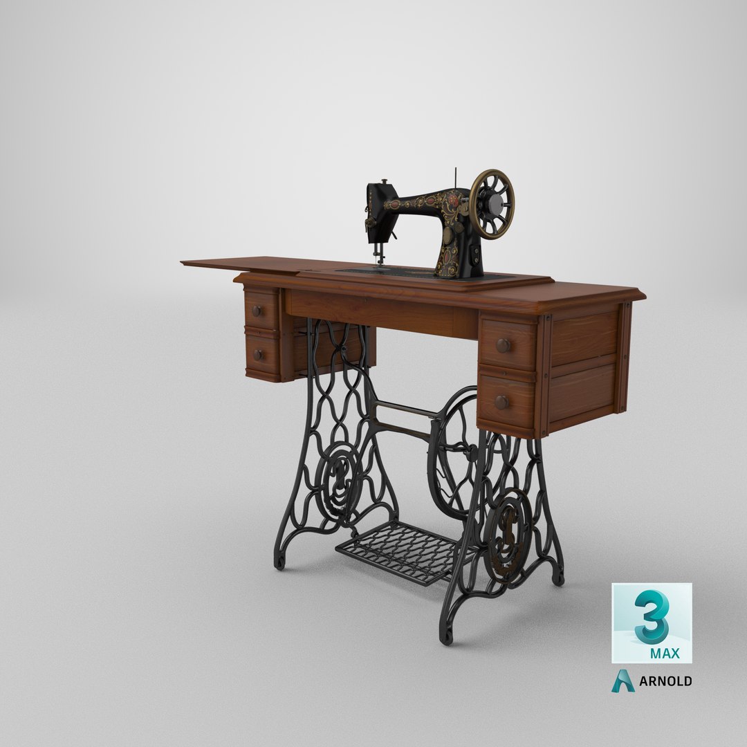 antique sewing machine 3D https://p.turbosquid.com/ts-thumb/oy/XlEU6n/r4/stemcell_max_arnold_render/png/1618757018/1920x1080/fit_q87/c1985eae7e5625d982e2de888b61f72c26c3a14f/stemcell_max_arnold_render.jpg