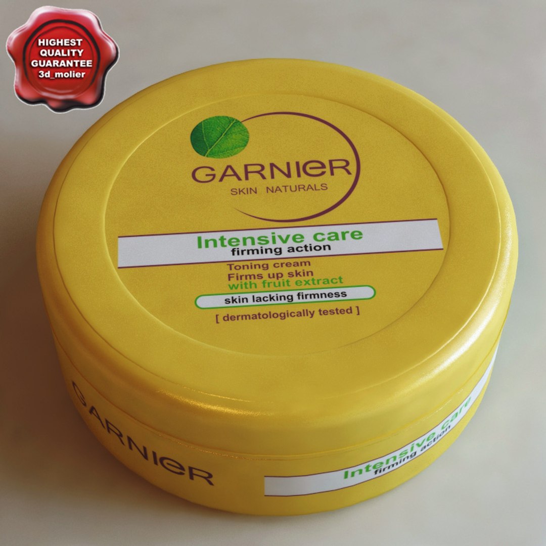 garnier toning cream 3d model