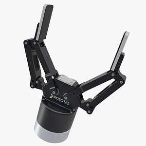 Robotiq Two Finger Robot Gripper Rigged