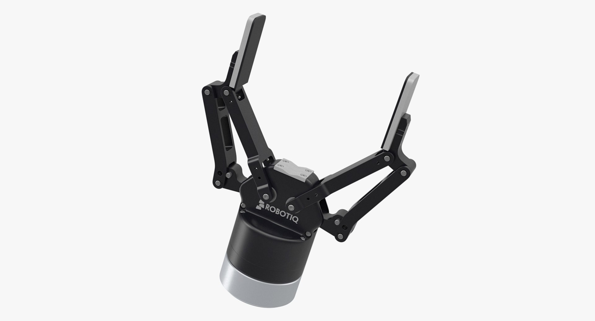 Robotiq Two Finger Robot Gripper Rigged 3D model preview