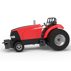 3D Pro Stock Pulling Tractor Version 6 Scale 1 to 25 model