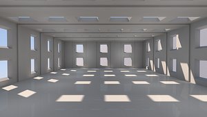 3D Modern Warehouse model