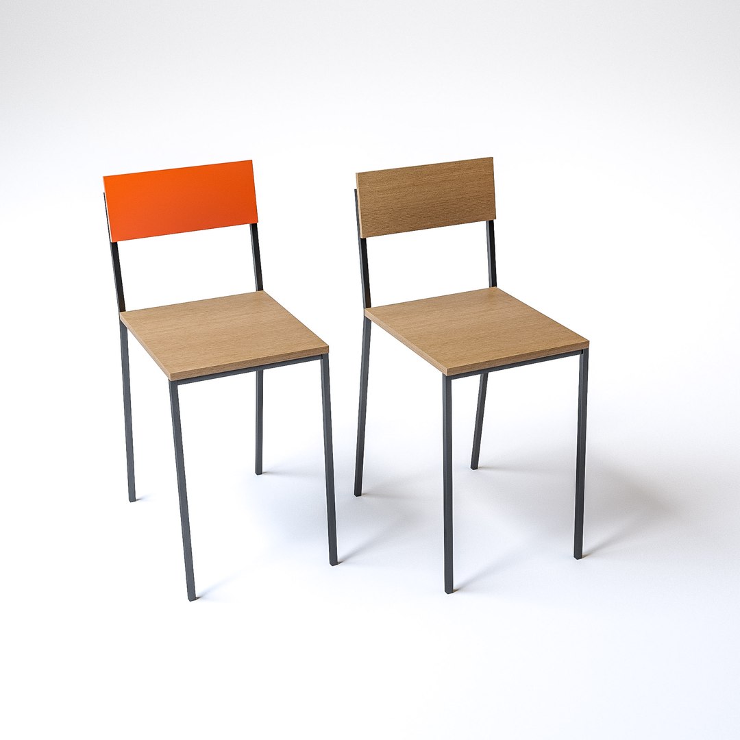 汉堡王椅风格3d模型 - turbosquid 1294325