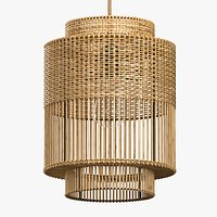 The Colonial Pendant Bamboo lamp Bazar Bizar
