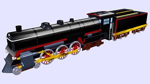 3D cpr hudson h-1b steam locomotive model